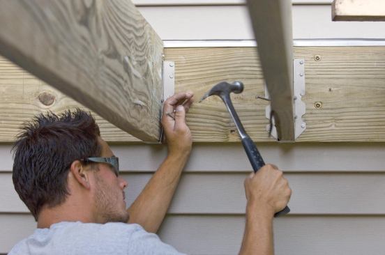 Joist hangers are very common, but people still install them incorrectly. Be sure to fill every nail hole with the diameter nail called out on the hanger or with structural screws made by the same company as the hanger.