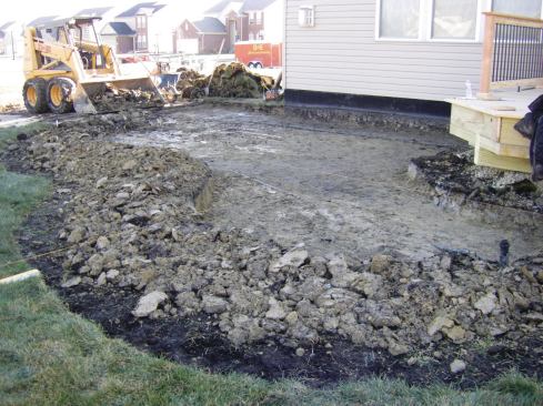 Every paver installation starts with excavating down to stable soil. Any unsuitable fill is removed and its replacement compacted to ASTM standards. 