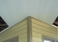 Zip-Up UnderDeck uses paintable vinyl panels for the drainage plane and the finished ceiling.