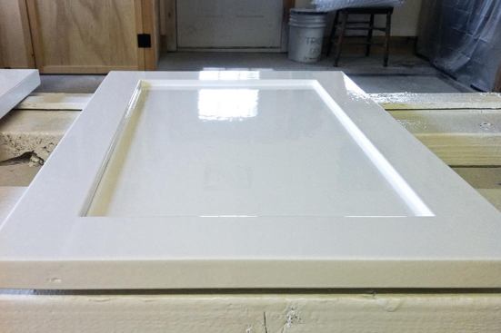 Waterborne trim paints tack up in less than an hour, reducing the risk of dust contamination.