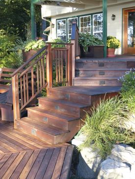 Adding a landing breaks up longer flights of stairs, improving comfort and looks, and reducing stair-jack spans.