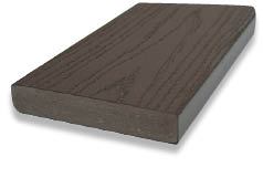 Figure 7. Thanks to advances in formulations, cellular PVC decking such as Azek can now be had in dark colors.