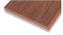 Figure 10. To minimize the effects of sunlight, Gossen is using a dual-extrusion process that allows darker-colored PVC-coated decking.