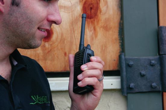 I often work with my father, and on many jobs I’ll be on scaffolding while he’s at a cut station in another room. In the past when I needed another piece or discovered I had given him the wrong dimension, I had to yell and hope he would hear. That was just silly. Now we carry two-way radios on our belts (they happen to be Blackbox radios from Klein Electronics—but they could be any brand). My dad turns his up really loud so he can hear my requests while he’s cutting. The only problem is getting both parties to use proper radio protocol, because these are not cellphones: “10-4.” Web price: $200 apiece. 800.959.2899. headsetusa.com.