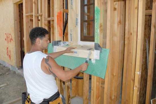 and flashing tapes and membranes simplify window and door installation.
