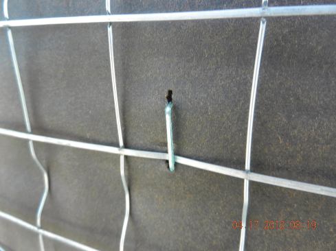 The author advises against using staples to attach lath, because the holes they make in the building paper tend to become elongated.