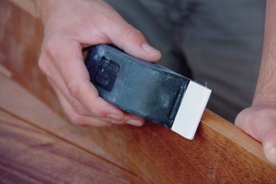 I retired my traditional sanding block and replaced it with this Festool sanding pad—probably the only non-dustless sander the company makes. I like the quick-change Velcro abrasive as well as the lipped design that allows it to fit into small fillets and profiles in molding. It can also be used like a shoulder plane by running it inside a rabbet. The proprietary replacement paper is expensive, but it’s very high quality and lasts a long time. Web price: $15. 800.365.6677. festoolusa.com.