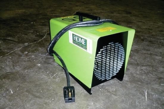 Home Certified of Portland, Ore., provides temporary heat with electric heaters, which are typically set up after the shell is enclosed and used until the dust level in the house is low enough to run the home’s hvac system (usually about the time carpet is installed).