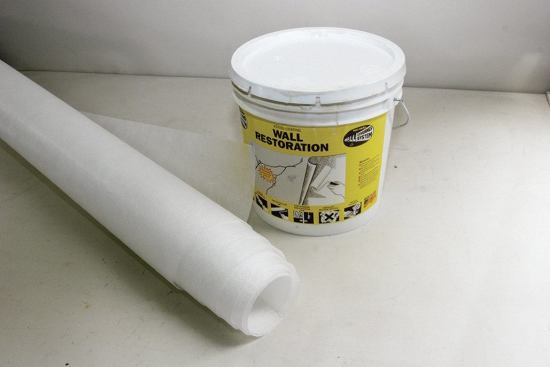 The slightly textured finish surface can be painted or the binder can be tinted beforehand.