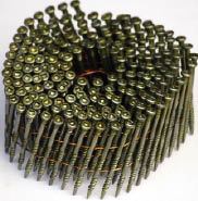 Figure 3. NailScrews are relatively new to the market. Driven with a pneumatic nailer, they’re as fast to install as any other nail, and their heads allow them to be backed out or driven deeper with a screwdriver.