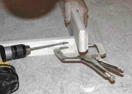 On large windows the author attaches the stool with screws; on small ones he pins the stool to the side jambs from beneath.