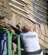 After following the complex layout and cutting all 24,000 replacement shingles with a chop saw on a boom-lift platform, the roofers found the actual hand-nailing to be the easy part. "The goal was to get it right," says contractor Jeff Koester, "not to see how fast we could do it."  