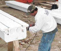The entire 24x36-foot deck was covered within an hour.