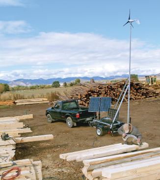 I wanted a portable unit that we could easily haul to the site and use to run our tools, and that could later be plugged into the finished structure to provide temporary power for lights and outlets.