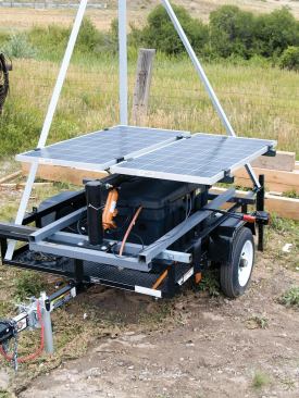 When we built the unit, all of the batteries and hardware went into a single box, which made it too heavy to lift and move around easily.
