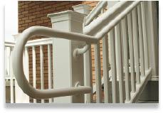 Figure 18. For commercial jobs, TimberTech offers an ADA-compliant handrail system for decks.