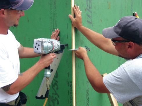 We took time to square them up properly.