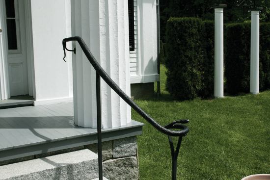 As a final touch, the clients — who named the house “Copperheads” as a joke because of their red hair — commissioned custom handrails in the shape of snakes. They were made and installed by Horst Around the House in LaGrangeville, N.Y.