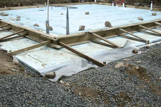 Forms for deeper pours require more bracing.