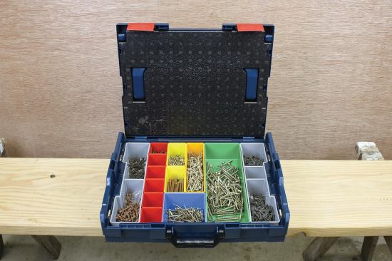 Current offerings include four boxes, an organizer with removable bins, and the L-Boxx 3D — an interesting customizable storage box.