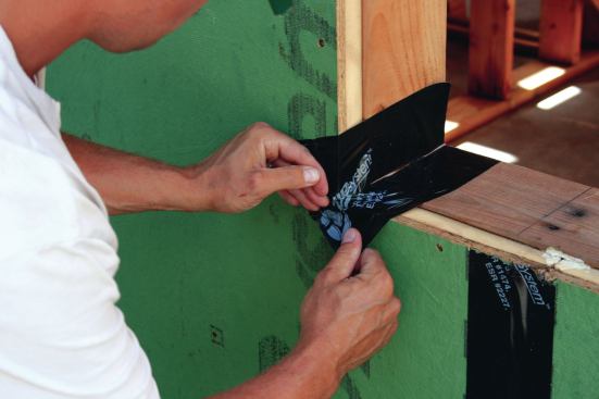 ... and pressed onto the panel face.