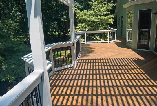 In the middle of the day, most of an arbor’s shade comes from the lath. Tightening the spacing provides more shade.