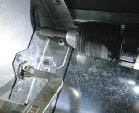 Figure 3. Use a locking C-clamp to position steel members and predrill for screws.