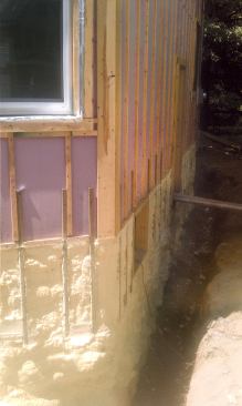 In two cases, spray foam — which served as a drainage plane — was the better choice.
