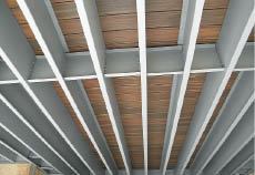 Figure 10. Longer spans require midspan blocking.