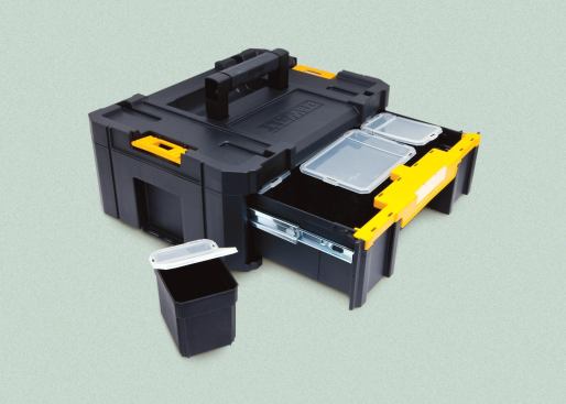 The attention to detail is evident in this line; depending on the model, there are metal ball-bearing drawer slides, removable lidded boxes, foam inserts, and areas to affix content labels.