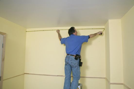 A tape works fine for shorter measurements.