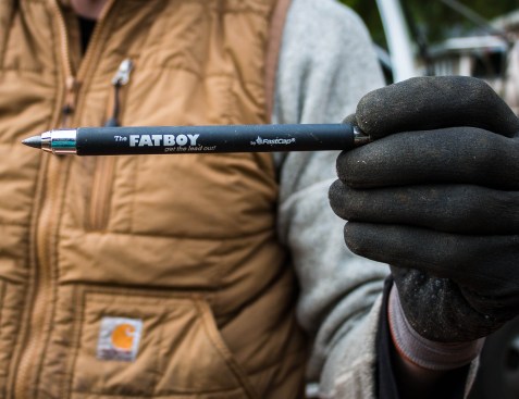 The FatBoy is like a mechanical pencil on steroids.
