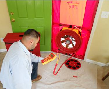 A blower door is a primary tool for locating leaks in the building envelope that can lead to unhealthy indoor air.
