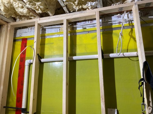 Water management  includes  protection from groundwater seeping through the foundation.