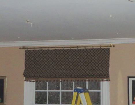 We knew some of this ceiling was wet from a bath leak above. But where exactly were the wet areas?