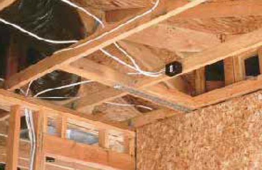 However, since the blocking doesnβt extend to the roof, where it could connect to the sheathing, it will do a poor job of transferring diaphragm forces from the roof to the shear wall.
