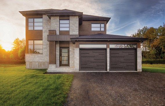 Haas Door American Tradition garage doors are modeled after carriage house doors.