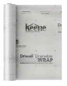 Keene Driwall Drainable housewrap is both a weather barrier and a rainscreen.
