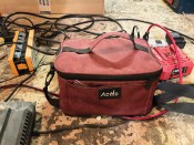 The portable food warmer Mark Clement uses to heat up leftovers for lunch.