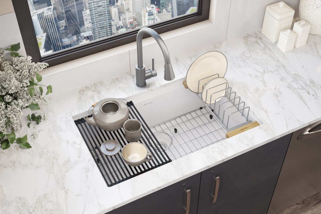 Zurn Elkay quartz classic undermount kitchen sink